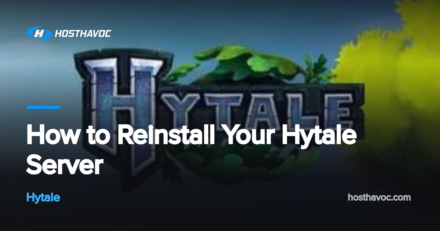 How to Reinstall Your Hytale Server | Host Havoc