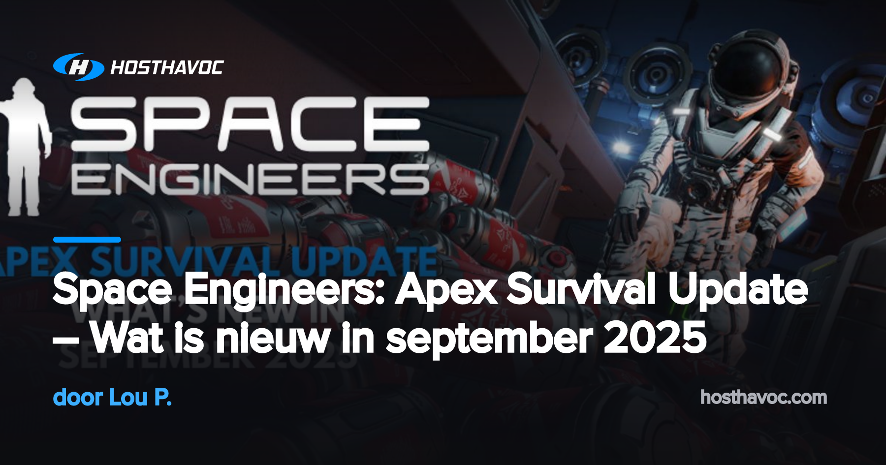 Space Engineers: Apex Survival Update – Wat is nieuw in september 2025 ...